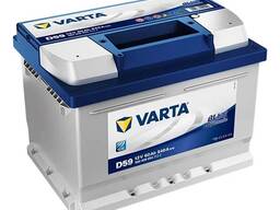 Аккумулятор VARTA D59 60Ah 540A EN ПРАВЫЙ ПЛЮС акумулятор Заверце Ul. Górnośląska 39A