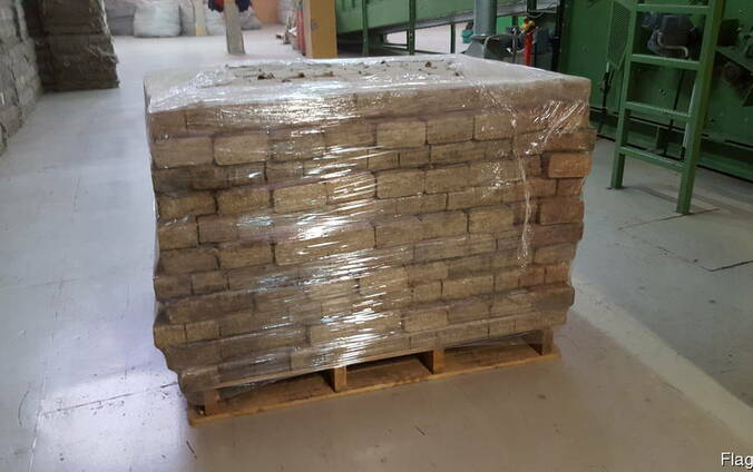 Биотопливо-Топливные брикеты из льна