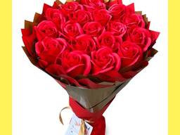 Bukiet mydlany kwiaty mydlane róże. Prezent na 18 Urodziny. Imeninu. Ślub