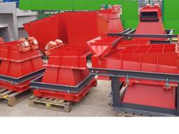 Dozownik wibracyjny kamienia, węgla