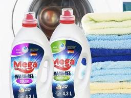 Proszek do prania ТМ Mega Wash 4,3l oraz washing powder Sailor