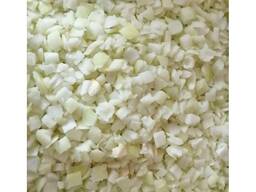 Świeżo mrożona posiekana cebula