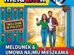 Meldunek Lublin , Umowa najmu mieszkania! Lublin, Warszawa, Wroclaw