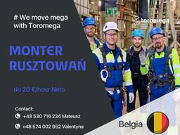 Monter rusztowań