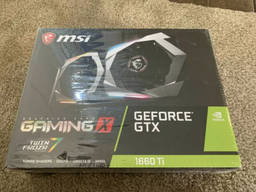 Msi GeForce GTX 1660 ti 6gb GDDR 6 graphics card gaming x