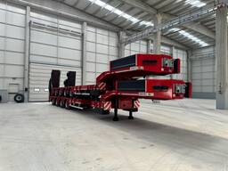 Naczepa niskopodwoziowa 4-osiowa teleskopowa – Lowbed