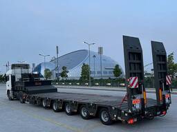 Naczepa niskopodwoziowa 5-osiowa teleskopowa – Lowbed