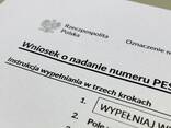 Numer PESEL zdalnie - zdjęcie 1