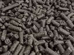 Pellet z łuski słonecznika