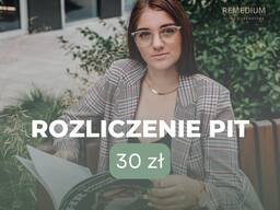 Pit roczny, korekta- dochody polskie i zagraniczne, online, zdalnie