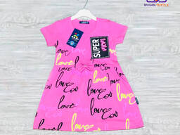 Платье для девочек с надписью Love Mini