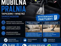 Pranie tapicerki meblowej i samochodowej