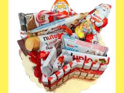 Prezent na Mikołajki Święta gwiazdka zestaw słodyczy Kinder box świąteczny