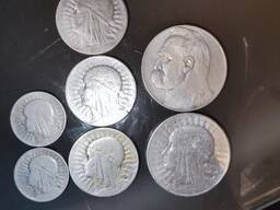 Sprzedam monety z lat 1932-33, znak mennicy