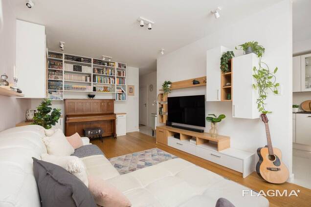 Просторная 3-комнатная квартира 77,6 м² у метро Wilanowska | Mokotów | 2 балкона паркинг