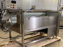 Przemysłowa myjka do warzyw korzeniowych STvega CB F1800 | szczotkowa myjka do warzyw