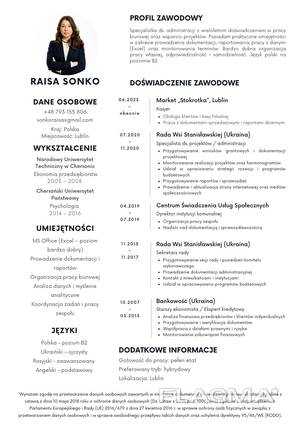 Разработаю профессиональное резюме CV на польском