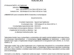 Разрешение на работу в Венгрию.