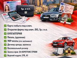 Регистрация фирмы, Карта побыта, Бухгалтерия