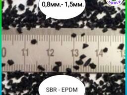 Granulat gumowy 0,8 - 1,5mm SBR EPDM, RUBBER GRANULES
