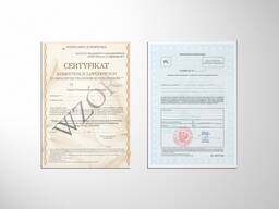 Сертификат компетенции заводовых для Лицензий на грузоперевозки или экспедиционной.