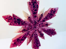 Świąteczny zestaw ozdób choinkowych z żywicy epoksydowej