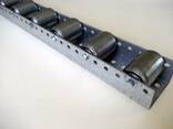 Steel gravity roller 50x1,5mm conveyor for pallet rail - photo 3