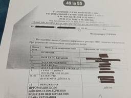 Виписка с МВС про УКР водийське посвидчення для замини на Польске