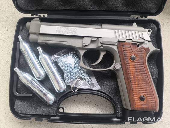 Wiatrówka Cybergun Swiss Arms SA92 Blow Back 4,5 mm - metal PREZENTY